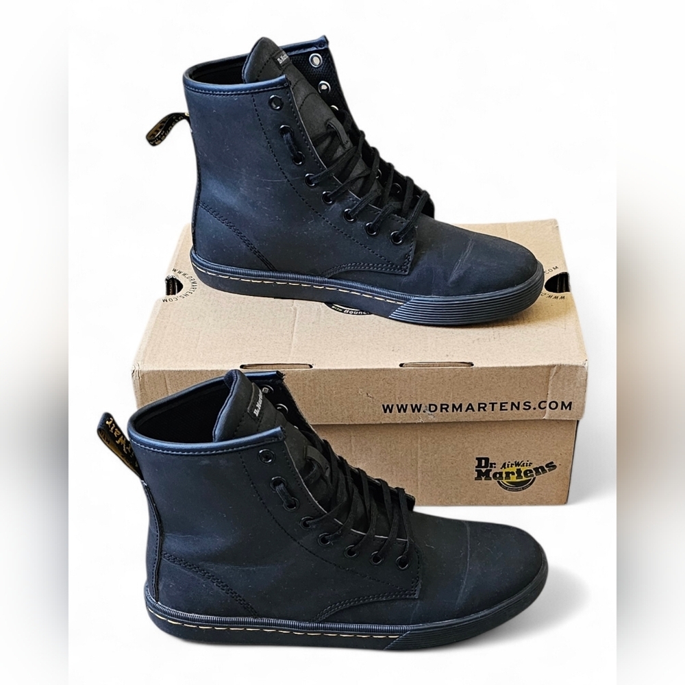 Dr. Martens Sheridan Black Combat Boots Women’s Size 7